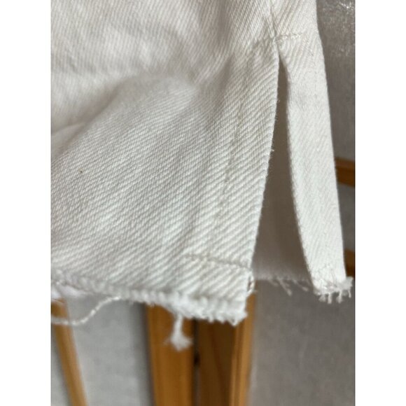 NWT Blank NYC The Warren Jean Shorts White Denim Stretch Size 28, Stretch New - Picture 5 of 8